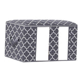 Maxbell Clothes Storage Bag Quilt Bedding Zipper Organizer Grey 45x30x20cm B