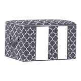 Maxbell Clothes Storage Bag Quilt Bedding Zipper Organizer Grey 45x45x20cm B
