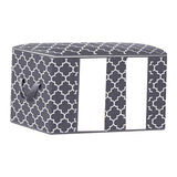 Maxbell Clothes Storage Bag Quilt Bedding Zipper Organizer Grey 45x45x20cm B