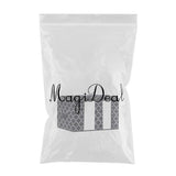 Maxbell Clothes Storage Bag Quilt Bedding Zipper Organizer Black 45x30x20cm B
