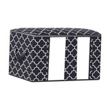 Maxbell Clothes Storage Bag Quilt Bedding Zipper Organizer Black 45x30x20cm B