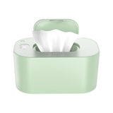Maxbell Wipe Warmer Dispenser Fast Charging Large Capacity LED Display for Baby Green