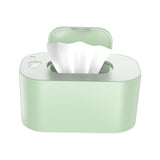 Maxbell Wipe Warmer Dispenser Fast Charging Large Capacity LED Display for Baby Green