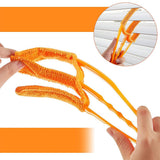 Maxbell Blinds Duster 7 Finger Blinds Cleaning Brush for Window Air Conditioners