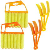 Maxbell Blinds Duster 7 Finger Blinds Cleaning Brush for Window Air Conditioners