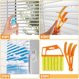 Maxbell Blinds Duster 7 Finger Blinds Cleaning Brush for Window Air Conditioners