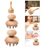 Maxbell Wood Massager for Maderotherapy Anti-Cellulite Muscle Release Massage Cup
