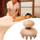 Maxbell Wood Massager for Maderotherapy Anti-Cellulite Muscle Release Small Mushroom