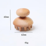 Maxbell Wood Massager for Maderotherapy Anti-Cellulite Muscle Release Small Mushroom