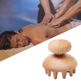 Maxbell Wood Massager for Maderotherapy Anti-Cellulite Muscle Release Small Mushroom