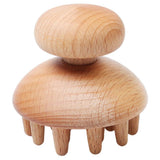 Maxbell Wood Massager for Maderotherapy Anti-Cellulite Muscle Release Large Mushroom