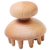 Maxbell Wood Massager for Maderotherapy Anti-Cellulite Muscle Release Large Mushroom
