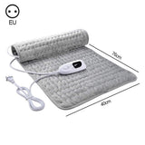 Maxbell Soft Electric Heating Pad 4 Timer Settings Large Pad for Relax Silver Grey