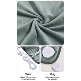 Maxbell Soft Electric Heating Pad 4 Timer Settings Large Pad for Relax Dark Green