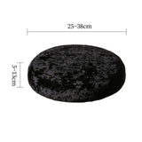 Maxbell Soft Bar Stool Covers 28-35cm Stretchable Dustproof Elastic for Bar Office Black