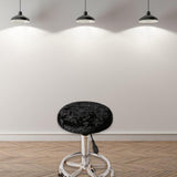 Maxbell Soft Bar Stool Covers 28-35cm Stretchable Dustproof Elastic for Bar Office Black