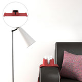 Maxbell Couch Cup Holder Tray Drink Holder Sofa Armrest Tray for Armrest Chair Red