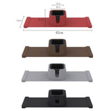 Maxbell Couch Cup Holder Tray Drink Holder Sofa Armrest Tray for Armrest Chair Red