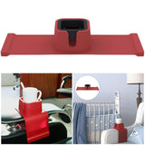 Maxbell Couch Cup Holder Tray Drink Holder Sofa Armrest Tray for Armrest Chair Red