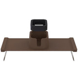 Maxbell Couch Cup Holder Tray Drink Holder Sofa Armrest Tray for Armrest Chair Brown