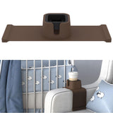 Maxbell Couch Cup Holder Tray Drink Holder Sofa Armrest Tray for Armrest Chair Brown