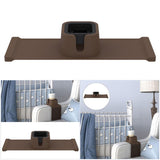 Maxbell Couch Cup Holder Tray Drink Holder Sofa Armrest Tray for Armrest Chair Brown