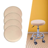 Maxbell Bar Stool Cushion Round Durable Soft Washable for 12-18 inch Chair beige