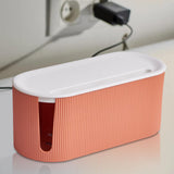 Maxbell Cable Management Box Hide & Conceal Power Strips for Bedroom 12x5.5x5inch orange