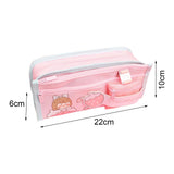 Maxbell Pencil Cases Pen Storage Bags Pouch School Stationery Supplies Pink