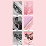 Maxbell Pencil Cases Pen Storage Bags Pouch School Stationery Supplies Pink