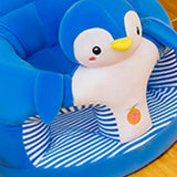 Maxbell Lovely Toddlers Couch Chairs Cover Plush Cartoon Animal Kids Sofa Cover Penguin