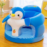 Maxbell Lovely Toddlers Couch Chairs Cover Plush Cartoon Animal Kids Sofa Cover Penguin