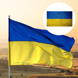 Maxbell Ukraine Flag 90x150cm Ukrainian National Flag for Holiday Yard Decoration style 3