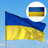 Maxbell Ukraine Flag 90x150cm Ukrainian National Flag for Holiday Yard Decoration style 3