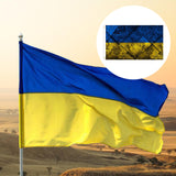 Maxbell Ukraine Flag 90x150cm Ukrainian National Flag for Holiday Yard Decoration style 4
