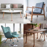 Maxbell 4Pcs Table Chair Leg Socks Sleeve Floor Protector Furniture Feet Covers Pink