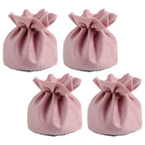 Maxbell 4Pcs Table Chair Leg Socks Sleeve Floor Protector Furniture Feet Covers Pink