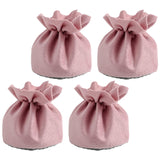 Maxbell 4Pcs Table Chair Leg Socks Sleeve Floor Protector Furniture Feet Covers Pink