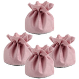 Maxbell 4Pcs Table Chair Leg Socks Sleeve Floor Protector Furniture Feet Covers Pink