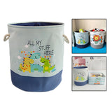 Maxbell Folding Laundry Basket Bucket Organizer for Clothes Toys Dinosaur B