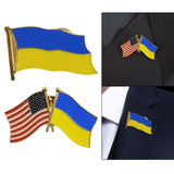 Maxbell National Flag Pin Lapel Pins Badge DIY Craft Ornaments for Clothes Bag Hat A