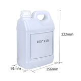 Maxbell 2L Water Container with Lid Leakproof Barrel Ergonomic Handle Hdpe Plastic