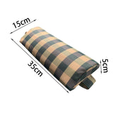 Maxbell Soft Head Cushion Pillow Breathable for Lounge Beach Patio Chair Headrest green grid