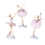 Maxbell Elegant Cake Topper Ballet Girls Decoration Home Decor for Girl Birthday pink