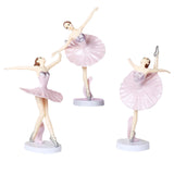 Maxbell Elegant Cake Topper Ballet Girls Decoration Home Decor for Girl Birthday pink