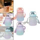 Maxbell Outdoor Motivational Water Bottle Time Marker Pink