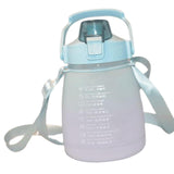 Maxbell Outdoor Motivational Water Bottle Time Marker Green