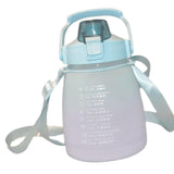 Maxbell Outdoor Motivational Water Bottle Time Marker Green