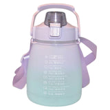 Maxbell Outdoor Motivational Water Bottle Time Marker Purple