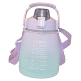 Maxbell Outdoor Motivational Water Bottle Time Marker Purple